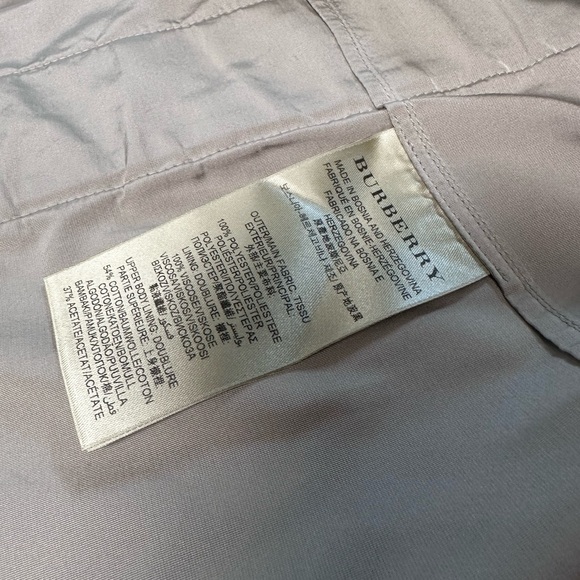 Burberry Knightsdale Double-Breasted Trench Coat Rain Jacket - Size 4 - Picture 10 of 14